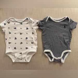 Ralph Lauren Baby Boy Onesie Set Infant 3-6 month